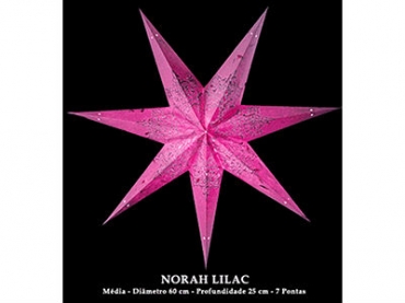 Candeeiro Estrela Starlightz Norah Lilac